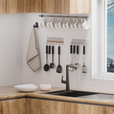 kopen Geen boor nodig Magnetische aantrekkingskracht Haken voor wandmontage Organiseer uw keuken online vervaardiging