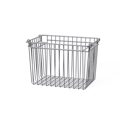 kopen Stapelbare keuken organisator roestvrij staal draad mand 260x180x80mm online vervaardiging