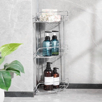 kopen 3 Tiers roestvrij staal badkamer rek douche caddy organisator met moderne design stijl online vervaardiging