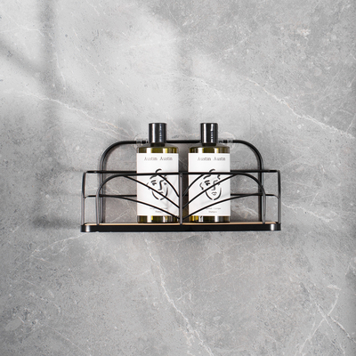 kopen Hangende wand gemonteerd badkamer douche Caddy organisator Single Tier Modern Style online vervaardiging