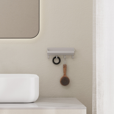 kopen Wandmontage badkamer rek haak voor multifunctionele huishoudelijke magnetische aantrekkingskracht douche online vervaardiging