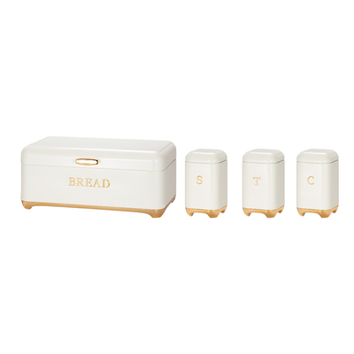 kopen Crown Series Metalen Broodbak Set Theedosen Koffedosen Keukenopslag Broodcontainers Keukenorganisatoren Kan Met IJzeren Metaal online vervaardiging