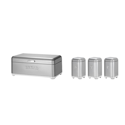 kopen Houd uw keuken benodigdheden vers en georganiseerd met Crown Series Metal Bread Bin Set online vervaardiging