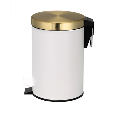 kopen Rolbedekking Type SS Ronde vuilnisbak met 3L/5L/8L/12L/20L/30L capaciteit en voetpedaalstructuur online vervaardiging