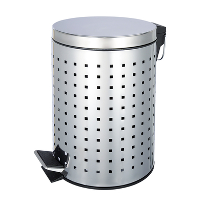 kopen 3L/5L/8L/12L/20L/30L roestvrij staal voetbak met rollend deksel Duurzame en handige oplossing voor afvalbeheer online vervaardiging