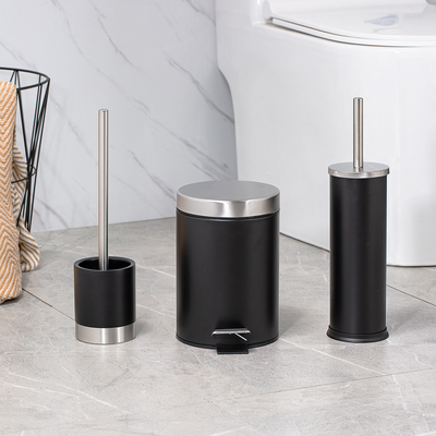 kopen Ronde vuilnisbak van roestvrij staal met rollend deksel voetpedaalbak 3L/5L/8L/12L/20L/30L Capaciteit online vervaardiging