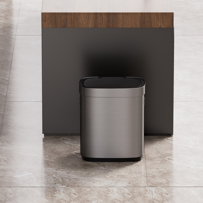 kopen Office en keuken roestvrij staal vuilnisbak automatische touchless smart sensor vuilnisbak met STANDING structuur online vervaardiging