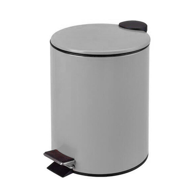 kopen 5L/12L/20L/30L BSCI-certificering dunne deksel Pedal Bin Ronde poeder coating vuilnisbak duurzame vuilnisbak voor thuis en kantoor online vervaardiging