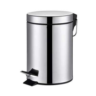 kopen 3L/5L/7L/12L/20L/30L BSCI gecertificeerd SS Rondvoet Pedal Bak vuilnisbak met zacht sluitend rollend deksel Type Onderzoek ons online vervaardiging