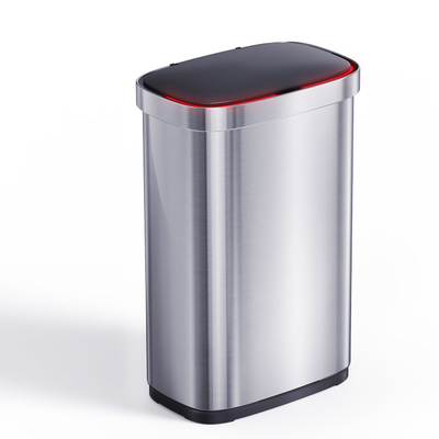 kopen Duurzame batterij-aangedreven infraroodsensor afvalbak voor aanrakingsloos en hygiënisch keukenafvalbeheer online vervaardiging