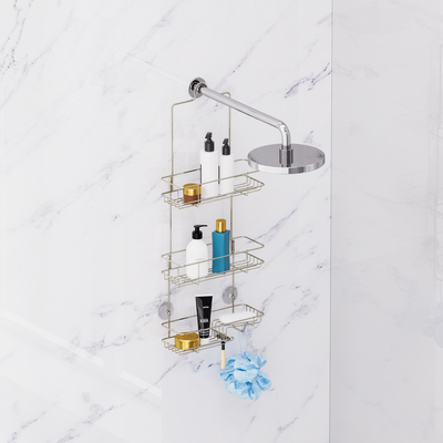 kopen Douchegordel Douche Caddy Hangende Badkamer Organisator Douchegordel voor binnen Douche Geen boorrekken online vervaardiging