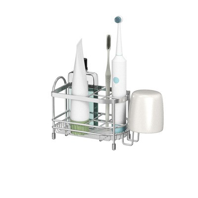 kopen Elektrische tandenborstel en tandenpasta organisator Badkamer accessoires voor toonbank douche wasbak online vervaardiging