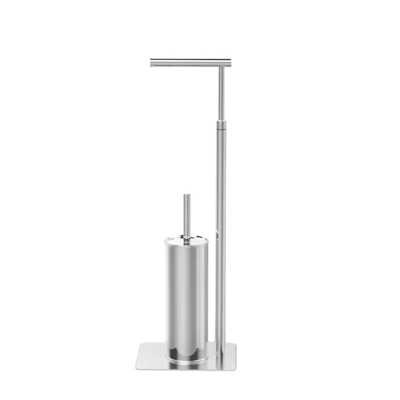 kopen Badkamertoiletborstel met platte bodem en papieren houder 18*22*67cm Schoonmaakborstel online vervaardiging