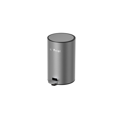 kopen Op maat gemaakte banen Pedal Bin Soft Close Roestvrij staal afvalbak Rolling Cover Type voor huishouden badkamer Keuken vuilnisbak online vervaardiging