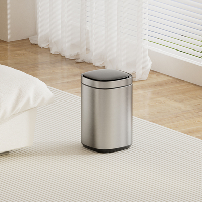 Woonkamer 20L Satin roestvrij staal Smart Sensor Huishoudelijk Automatisch vuilnisbakje met geavanceerde technologie