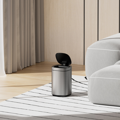 20L Satin roestvrij staal Smart Sensor Bin Automatische Touchless Huishoudelijke Bewegingssensor vuilnisbak met sensortechnologie