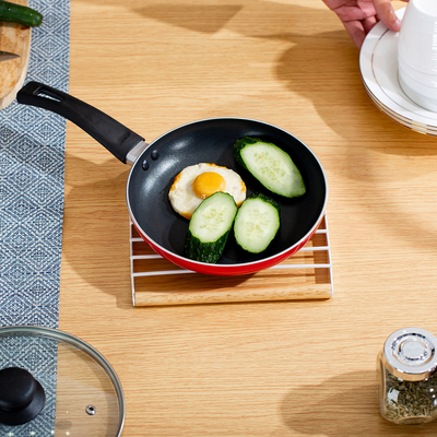 Keuken organisator Metalen bamboe trivet kurk mat Hot Pot Pad