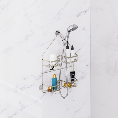 Hangende badkamer organisator doucheplank voor binnen douche geen boorrekken over douchehoofd rek douche caddy
