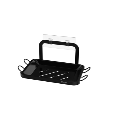Badkamer organisator zuigbeker ijzeren draad rek roestvrij staal geen boren muur gemonteerd douche caddy zeepbak