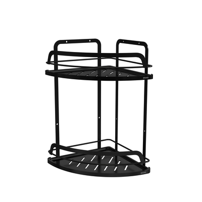 Premium badkamer organisator zuigbeker ijzeren draad rek roestvrij staal geen boren muur gemonteerd douche caddy