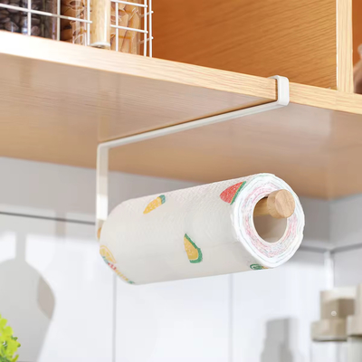 Keukenorganisator Metalen keukenpapierhouder Kastenkast Weefselhouder Papier handdoekhouder
