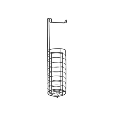 Badkameropslag Iron Wire Rack Toilet Roll Holder Powder Coating Chrome