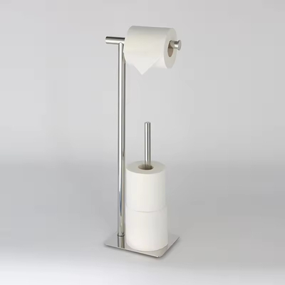 Nordic Style Huishoudelijk Groot formaat Staande opslagplank Tissue Paper Roll Organisator Toiletpapierhouder