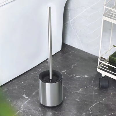 Badkamer Ronde TPR Toilet Bowl Reinigingsborstel Met Houder Vrij Staande
