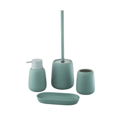 Stijlvolle keramische badkamer accessoires Set Foam Dispenser Zeep Dispenser Tandborstelhouder