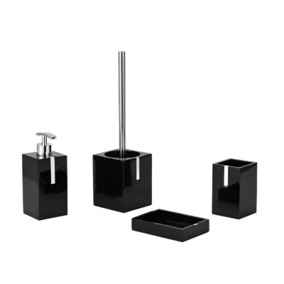 Badkamer Accessoires Set Polyresin Foam Dispenser Tandborstel Houder Zeepbak