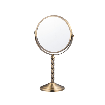 koperen toonbank Make-up spiegel met spiricle houder