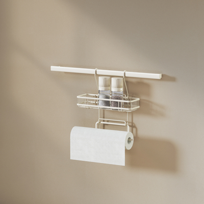 Installatietype Keukenpapierhouder Wandhangende Keukenopslagrek Moderne en elegante organisator