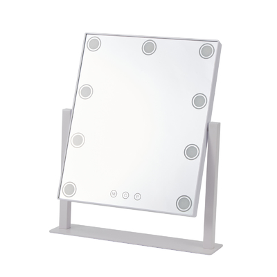 rechthoekige verstelbare slimme led-lamp countertop Make-up Mirror